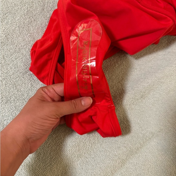 One-Piece Swimsuit - XS - Sharp Coral (Red-Orange) - Never Worn - Picture 4 of 5